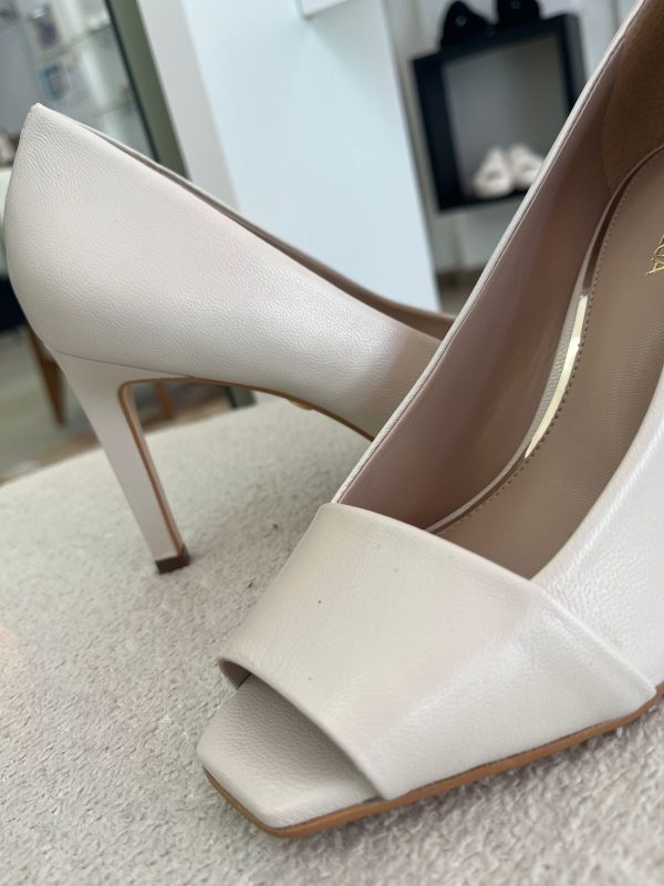 peep toe luz da lua peep toe luz da lua